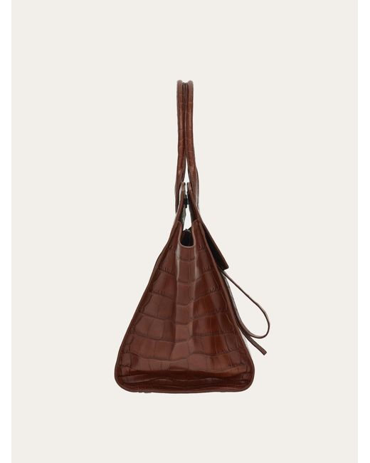 Donna Studio Soft Bag (Xl) di Ferragamo in Brown