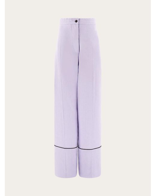 Ferragamo Purple Women Pajama Trouser