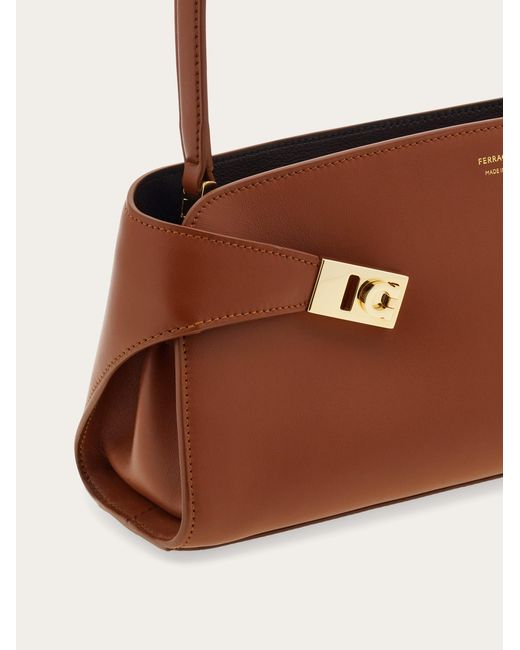 Ferragamo Brown Hug East-West Shoulder Bag