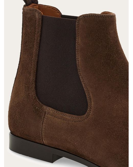 Ferragamo Brown Chelsea Boot for men