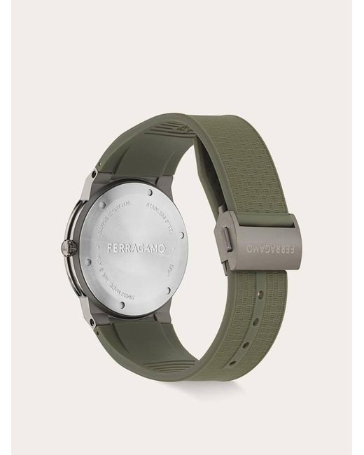 Ferragamo Multicolor Sapphire Watch for men
