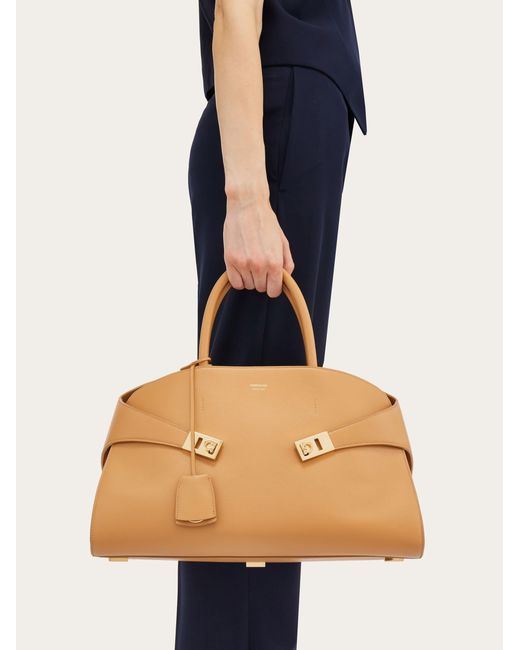 Ferragamo Natural Hug Handbag (M)