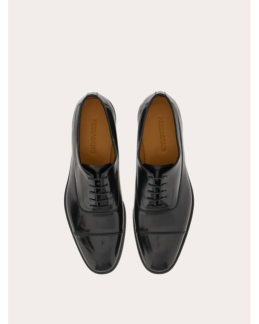 Ferragamo Herren Captoe-Oxford-Schuh in White für Herren