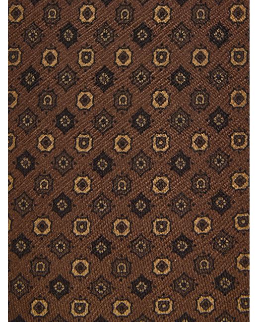 Uomo Cravatta di Ferragamo in Brown da Uomo