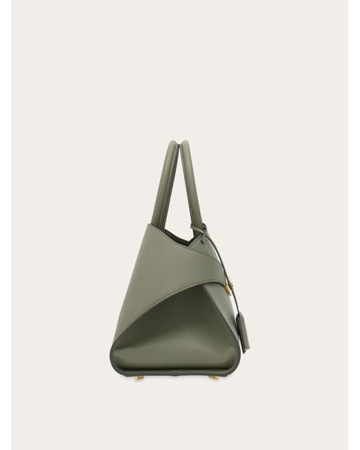 Ferragamo Green Hug Handbag (M)