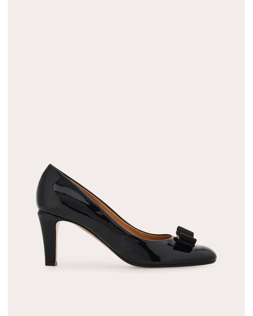 Ferragamo Black Vara Bow Pump .5