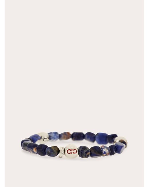 Uomo Bracciale Con Bead di Ferragamo in White da Uomo