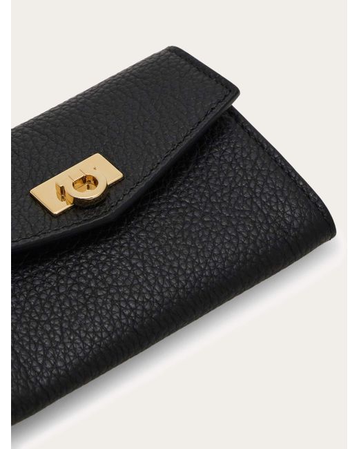 Ferragamo Black Card Holder Charm