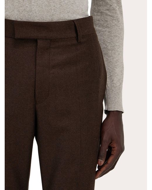 Ferragamo Brown Tailored Trouser for men