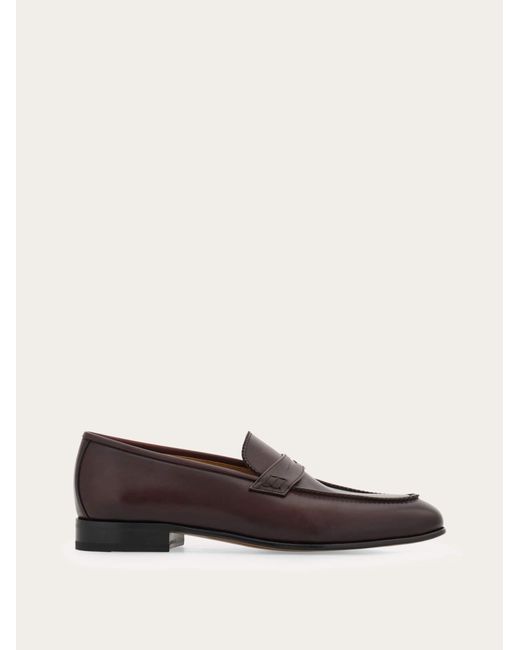 Ferragamo White Penny Loafer for men
