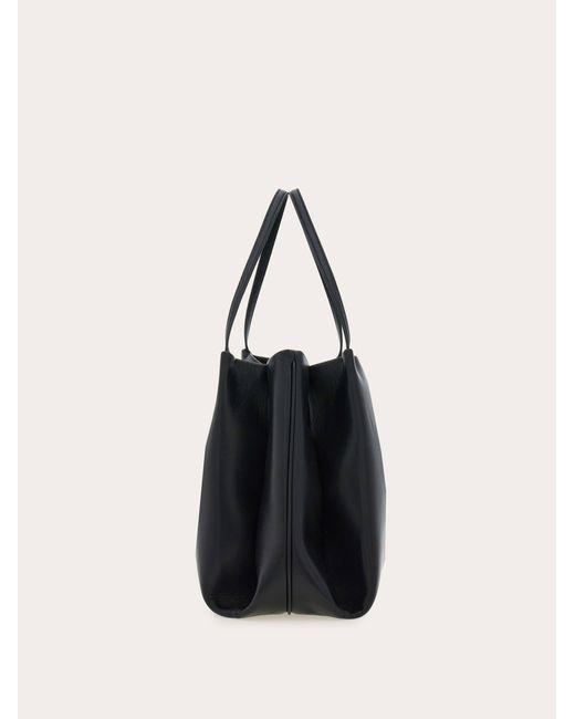Ferragamo Black Mia Tote Bag (L)