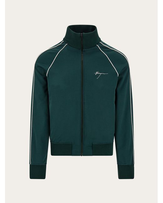Ferragamo Green Tracksuit Top for men