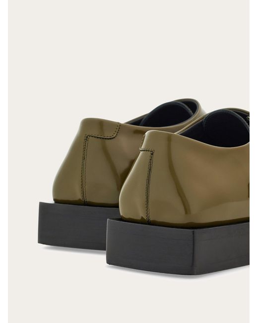 Ferragamo Green Men Double Monkstrap for men