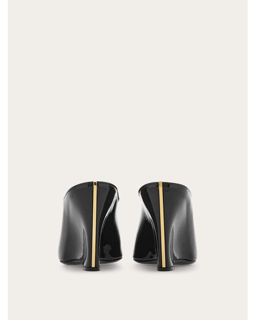 Ferragamo Multicolor Peep Toe Mule