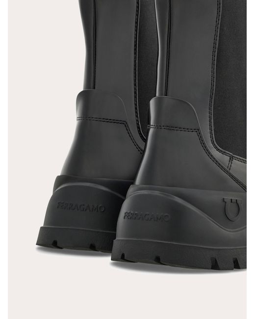 Ferragamo Herren Chelsea-Boot Größe in Black für Herren