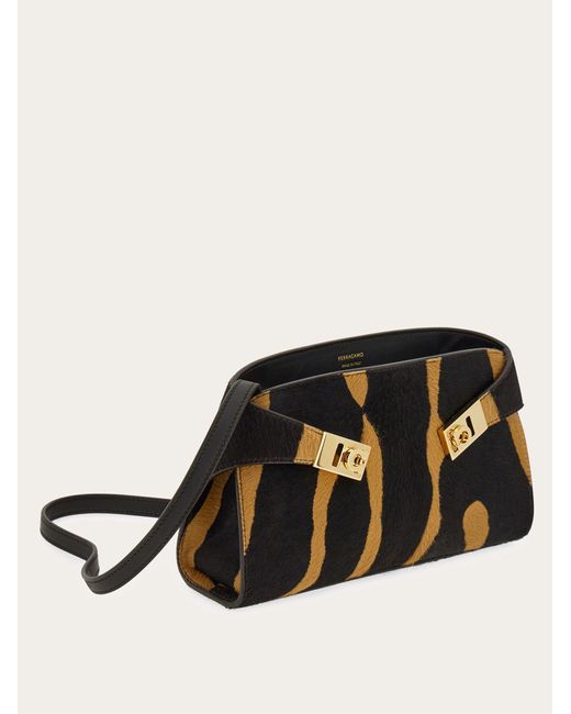 Ferragamo Black Hug Mini Crossbody Bag