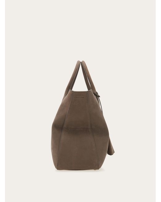 Hommes Sac Cabas Star-Shaped (L) Gris Ferragamo pour homme en coloris Brown