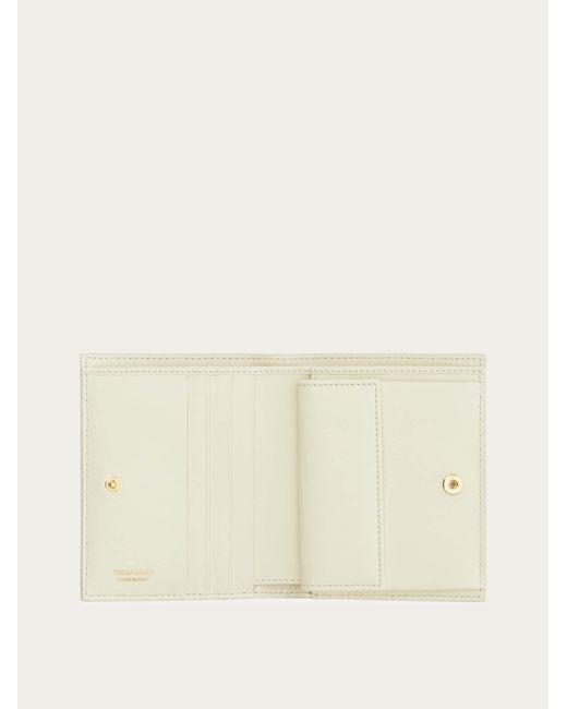 Ferragamo Multicolor Gancini Compact Wallet