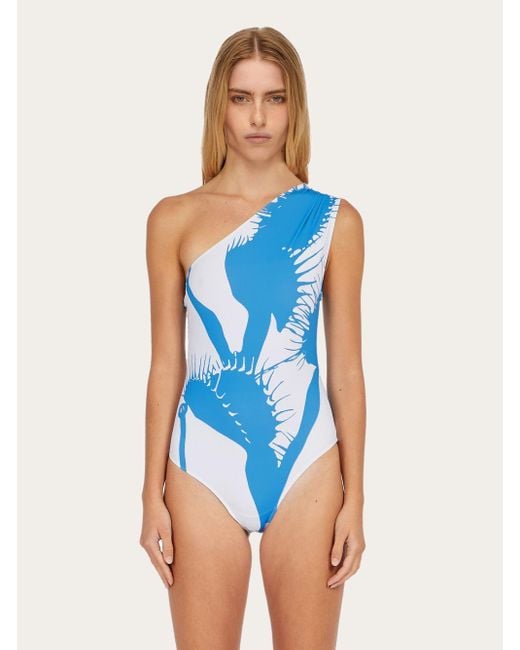 Burberry 2024 swimsuit blue