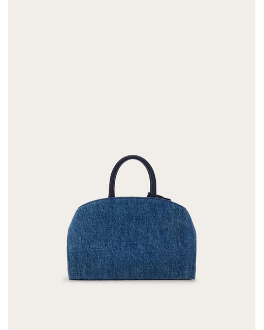 Ferragamo Blue Hug Handbag (Xs)