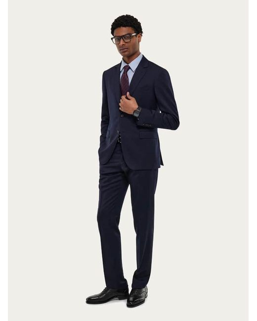 Ferragamo Purple Dots Jacquard Tie for men
