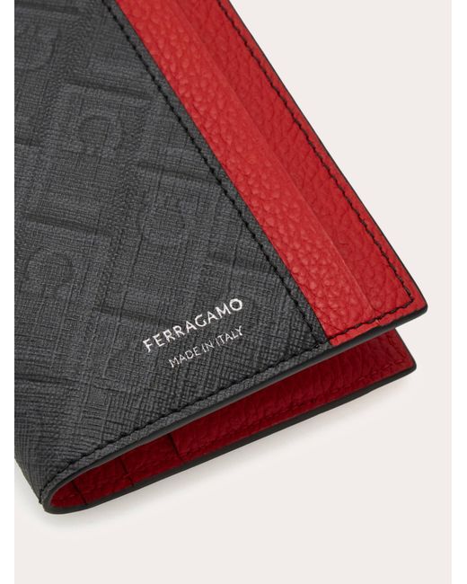 Ferragamo Men Monogram Credit Card Holder for men
