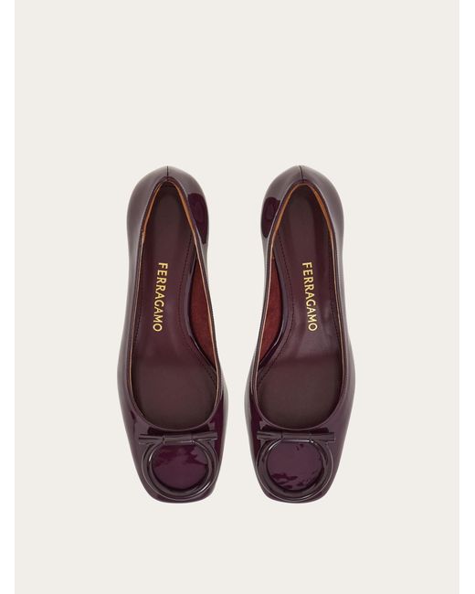 Mujer Zapatos De Salón Maxi Gancini Rojo Talla Ferragamo de color Purple