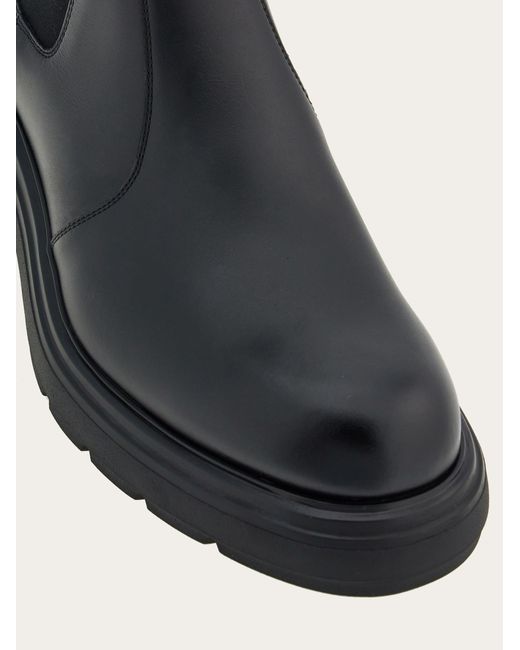 Ferragamo Black Chelsea Boot for men
