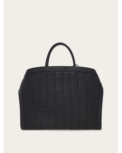Ferragamo Black Hug Briefcase (S) for men