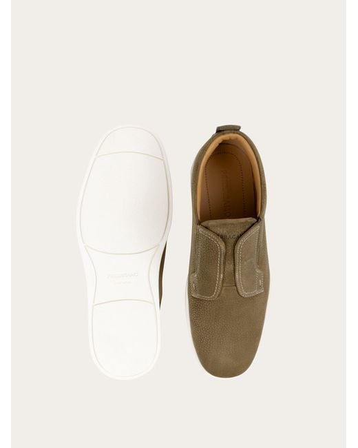 Ferragamo Natural Derby Slip-On .5 for men