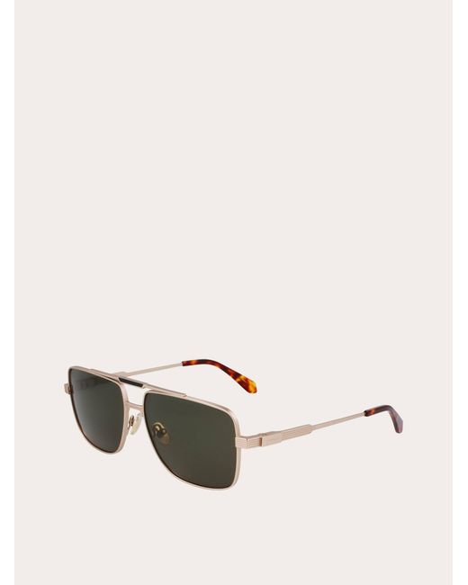 Ferragamo Green Men Sunglasses for men