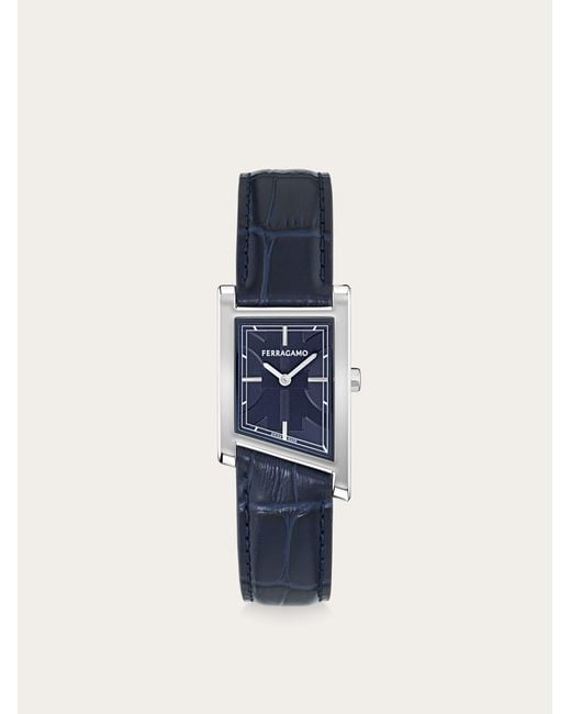 Ferragamo Blue Asymetrique Watch for men
