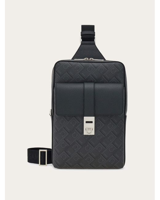 Ferragamo Herren Einschulter-Rucksack in Black für Herren