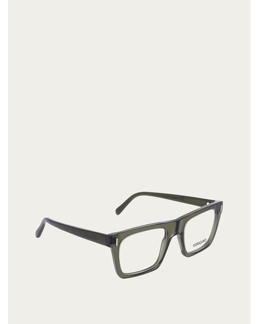 Ferragamo Natural Optical Glasses for men