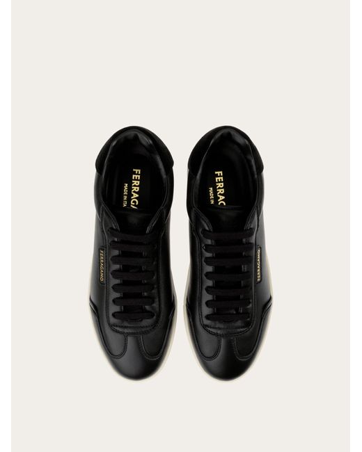 Ferragamo Black Damen Low-Top-Sneaker Größe