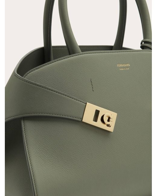 Ferragamo Green Hug Handbag (M)