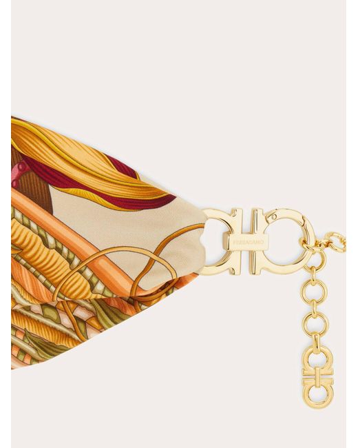 Ferragamo Metallic Gancini Belt