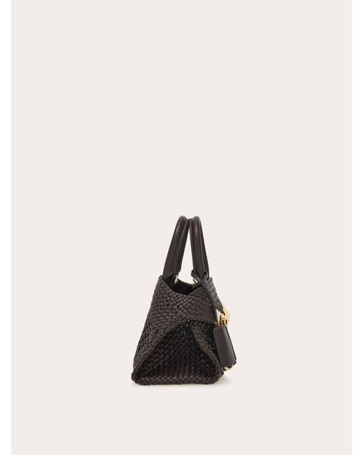 Ferragamo Black Hug Handbag (Xs)