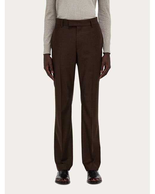 Ferragamo Brown Tailored Trouser for men