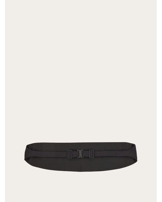 Ferragamo White Cummerbund for men