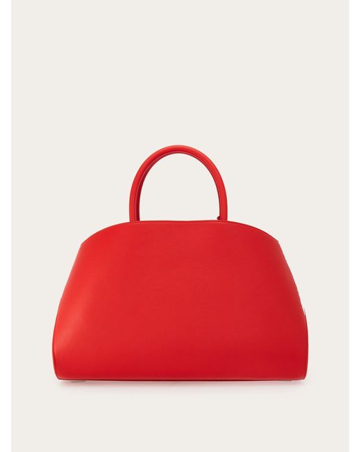 Ferragamo Red Hug Handbag (M)