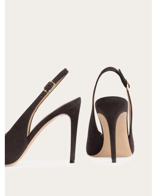 Ferragamo Natural Vara Bow Slingback