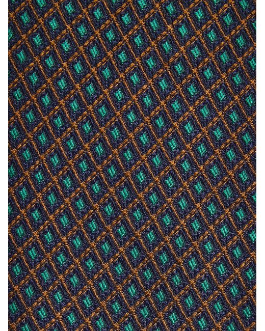 Ferragamo Black Jacquard Tie for men