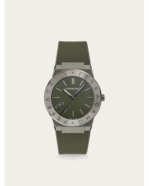 Ferragamo Multicolor Sapphire Watch for men
