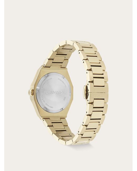 Ferragamo Metallic Edge 34Mm Watch