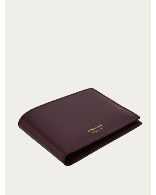 Ferragamo Purple Classic Wallet for men
