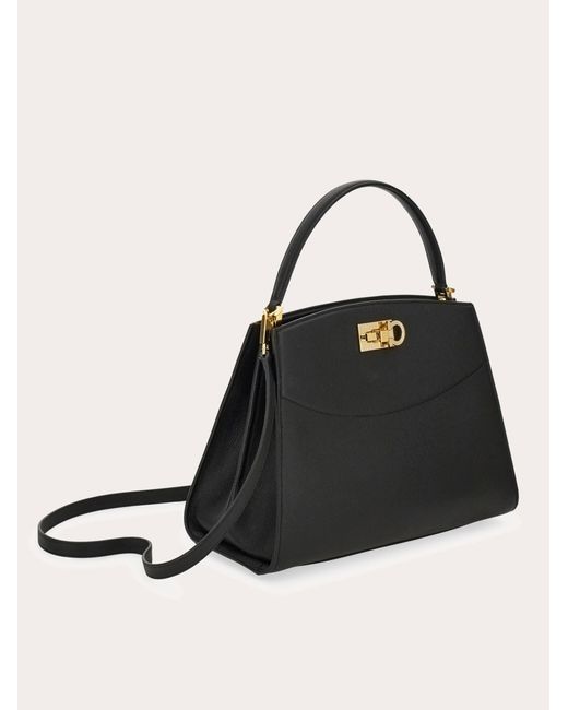 Ferragamo Blue New Studio Box Bag (M)
