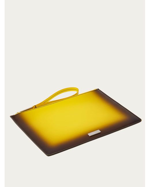 Porta oggetti con sfumature di Ferragamo in Yellow da Uomo