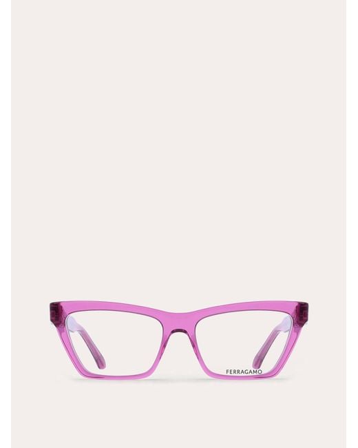 Ferragamo Pink Optical Glasses