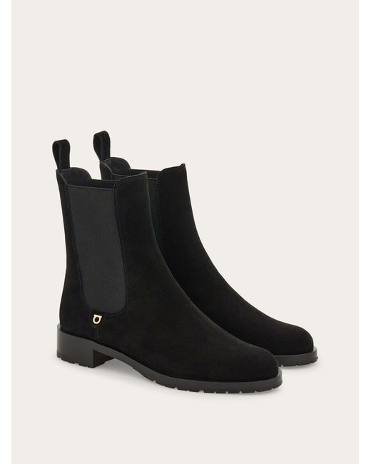 Ferragamo Black Chelsea Boot